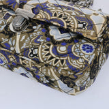 Prada Tessuto Floral Print Quilted Fabric Shoulder Bag