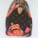 Louis Vuitton Roses Speedy 30 Handbag