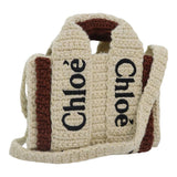 Chloé Woody Nano Crotchet Tote Bag