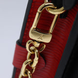 Louis Vuitton Epi Petite Malle Coquelicot Trunk Bag