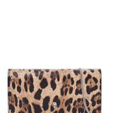 Alexander McQueen Leopard Print Clutch Bag