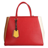 Fendi Vitello Elite Bi-Color Regular 2Jours Tote