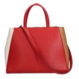 Fendi Vitello Elite Bi-Color Regular 2Jours Tote