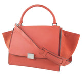 Céline Drummed Calfskin Suede Medium Trapeze Tote Bag