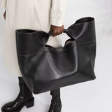 Alexander McQueen Bow Leather Large Tote