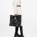 Alexander McQueen Bow Leather Large Tote