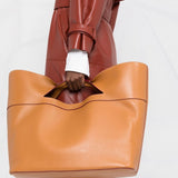 Alexander McQueen Bow Leather Large Tote