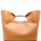 Alexander McQueen Bow Leather Large Tote