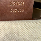 Gucci Monogram Vintage Web Medium Top Handle Bag