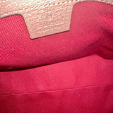 Gucci GG Supreme Monogram Textured Dollar Calfskin Detail Tote