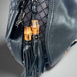 Vintage Gucci "Techno Horsebit" Large Shoulder Bag