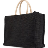 Marni Large Raffia Effect Tote Bag